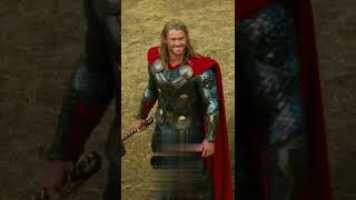Thor Using His 0.001% Power || 😎 Bad Boy Status || #thor #shorts #badboy #viral #marvel