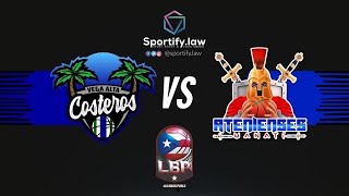 Atenienses de Manatí vs Costeros de Vega Alta - Liga Puertorriqueña