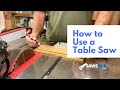 Table Saw Basics for Beginners