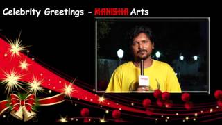 Famous  Indian Choreographer Prem Rakshith Christmas Greetings TO  Manisha Arts Viewers