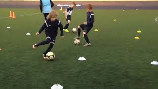 Manchester City FC u10 dribbling tag | ball control | fun