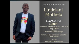 MEMORIAL SERVICE OF LINDELANI MUTHELO