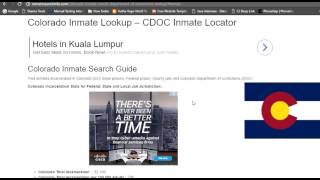 Colorado Inmate Search Guide