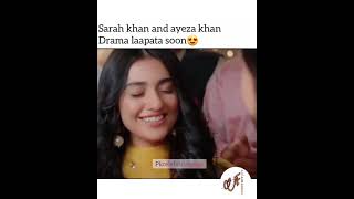 Ayeza and Sarah Khan new drama serial coming soon #laapata #chandtara #danishtaimoor #couplegoals