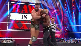 Austin Theory vs. Bobby Lashley U.S Title Match - WWE RAW 1/23/2023