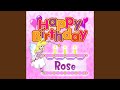 Happy Birthday Rose