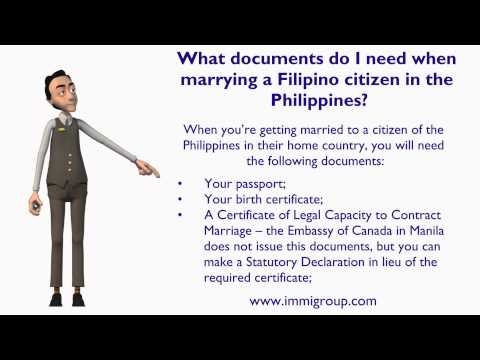 What documents do I need when marrying a Filipino citizen in the Philippines? What documents do I need when marrying a Filipino citizen in the Philippines?
