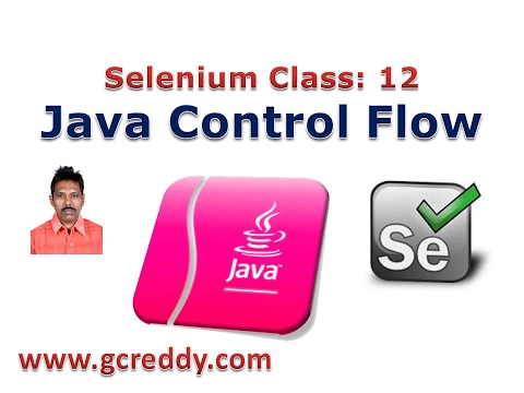 Selenium 12 Java Control Flow Statements Youtube