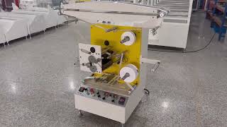 Small Size One Color Flexo Fabric Label Printing Machine for Garment Wash Care Label, Satin Ribbon