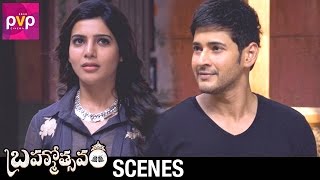 Mahesh Babu and Samantha Funny Conversation | Brahmotsavam Telugu Movie | Kajal Aggarwal | Pranitha