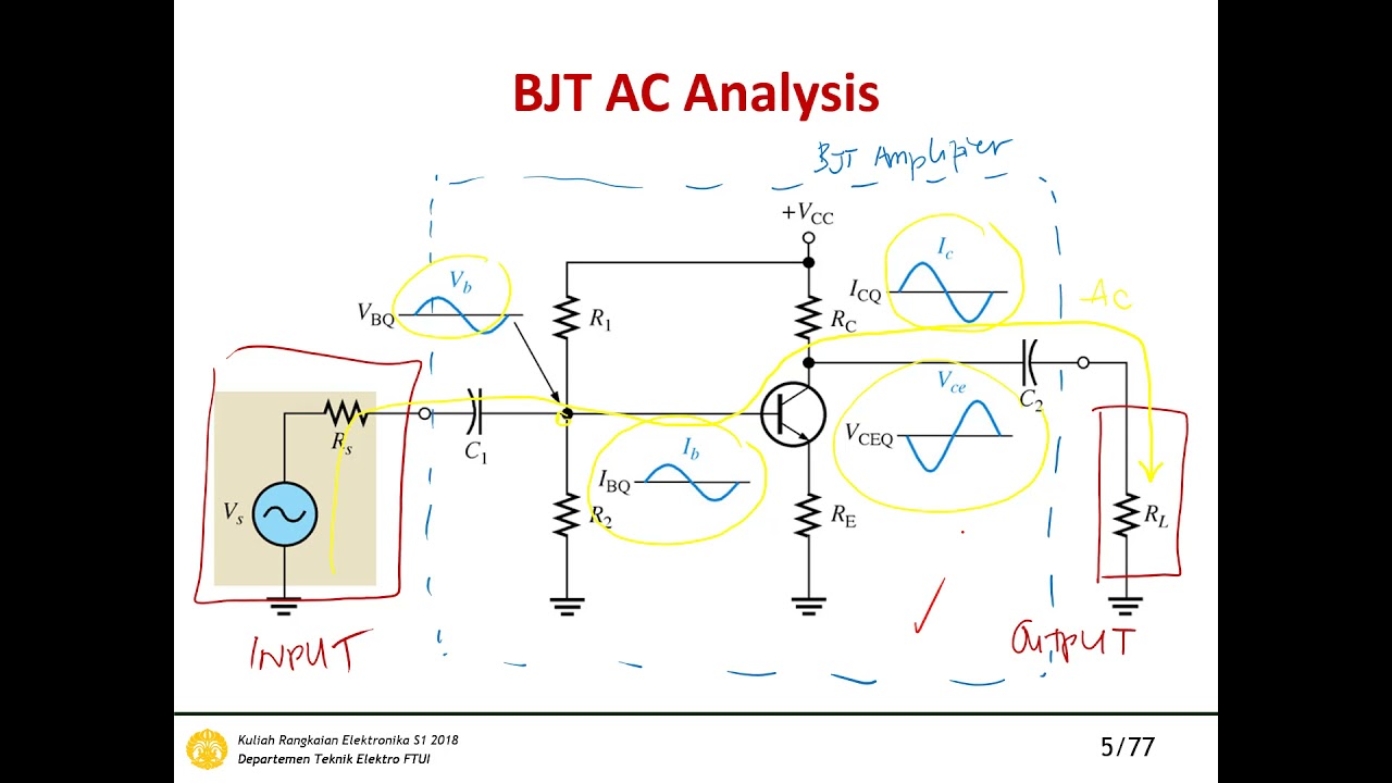 BJT AC Analysis - Part 1 - YouTube