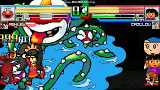 Mugen #530 Elmo \u0026 Ashley vs Dora \u0026 Caillou