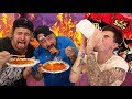 WORLD'S SPICIEST NOODLE CHALLENGE!!! (WITH JC'S DAD)