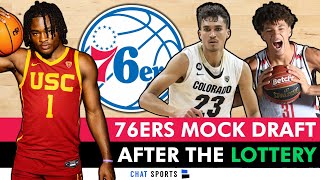 Philadelphia 76ers NBA Mock Draft Post Lottery Ft. Isaiah Collier, Tristan Da Silva, Tidjane Salaun
