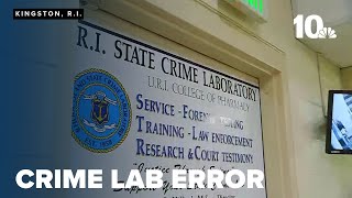 Rhode Island State Crime Lab reports issue regarding firearms examinations