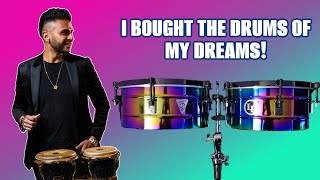 #lp #tonysuccar #timbales I BOUGHT THE DRUMS OF MY DREAMS!