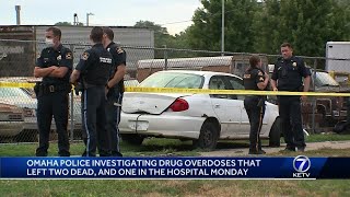 Omaha police say 2 people dead after drug overdose Monday night