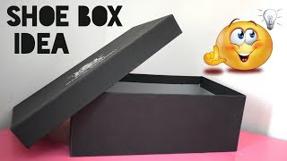 DIY Shoe Box Organizer | Great Home /Office Organizing Ideas | Best Way to Reuse Shoeboxes