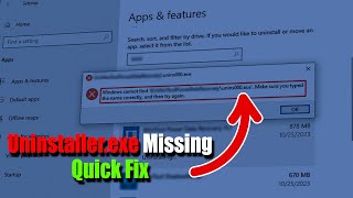 Can't Uninstall a Program on Windows 11/10? Quick Fix 💯