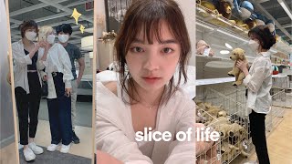 Slice of Life: IKEA vlog, Getting the vaccine, Trying new makeup, Drive w/me & sister, Playlist 🤍