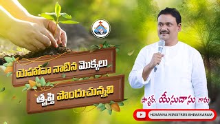 యెహోవా నాటిన మొక్కలు తృప్తి పొందుచున్నవి || Pas Yesudass anna @HosannaMinistriesBhimavaram