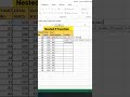 Nested If Function,,,#excel