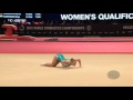 JEROFEJEVA Diana (LAT) - 2015 Artistic Worlds - Qualifications Floor Exercise