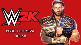 Every WWE 2K Game Ranked From Worst To Best!
