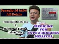 Teneligliptin 20 mg and Metformin hydrochloride 500 mg uses - Dynaglipt M tablet uses