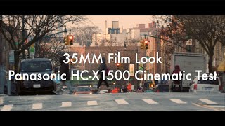 Game over - Panasonic's $1500 camcorder can create 35MM film type cinematic images! HC-X1500, 4K