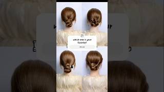 4 quick hairstyle for girls #shortvideo #fasion #hairstyle #viralvideo #shorts#hair