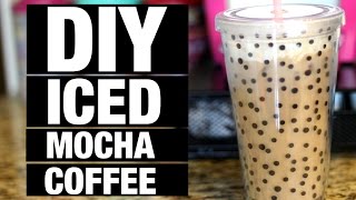 DIY Iced Coffee | Starbucks Inspired | Quick \u0026 Easy Summer Drink