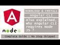 How to download and install Angular CLI | Node JS