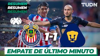 Resumen y goles | Guadalajara 1 - 1 Pumas | Liga Mx - AP 19 - J13 | TUDN