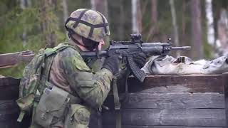 Finnish Army's Karelian Brigade (KARPR)  - Live Fire Exercise
