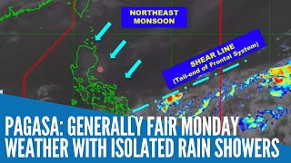 Pagasa: Generally fair Monday weather with isolated rain showers