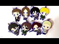 japan s gachapon attack on titan rubber keychain full 進撃の巨人 ラバーストラップ 全種類