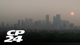 Smoke from wildfires drifting across the country