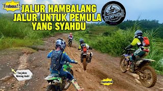 TRABAS HAMBALANG‼️JALUR COCOK UNTUK  PEMULA MOTOCROSS #motocross #motorcross #trabas #offroad