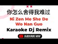 Ni Zen Me She De Wo Nan Guo Karaoke 你怎么舍得我难过 Dj Remix Female