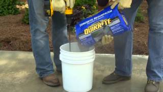 How to Use Quikrete Concrete Resurfacer   The Home Depot   YouTube