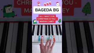 All I Want For Christmas Is You - Mariah Carey (Piano Tutorial) #alliwantforchristmasisyou