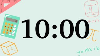 10 Minute Cute Math Timer (Silent)