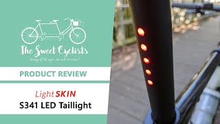 The integrated seatpost and taillight combination  - LightSKIN S341 LED Seatpost Review ft. Battery