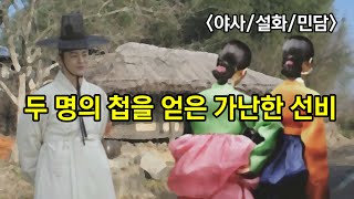 두 명의 첩을 얻은 가난한 선비 - 야담.야사.설화.민담