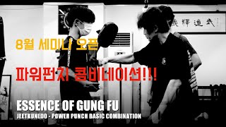 JEETKUNEDO / 절권도 : 8월 파워펀치 세미나 공지 : 콤비네이션 / August Seminar open : Powerpunch combination