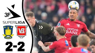 Vejle Bk vs Brøndby IF 2-2 Highlights 3F Superliga | Vejle Brøndby