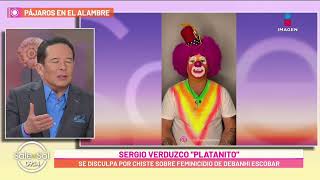 Platanito se disculpa públicamente por chiste de Debanhi Escobar | Sale el Sol