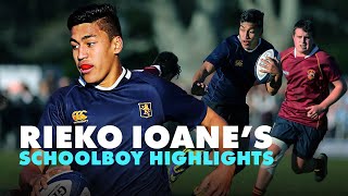 Schoolboy Rieko Ioane Just 3 Years Before Becoming An All Black | Rugby Highlights | RugbyPass