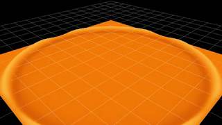 2D Wave Equation Solution via FDM